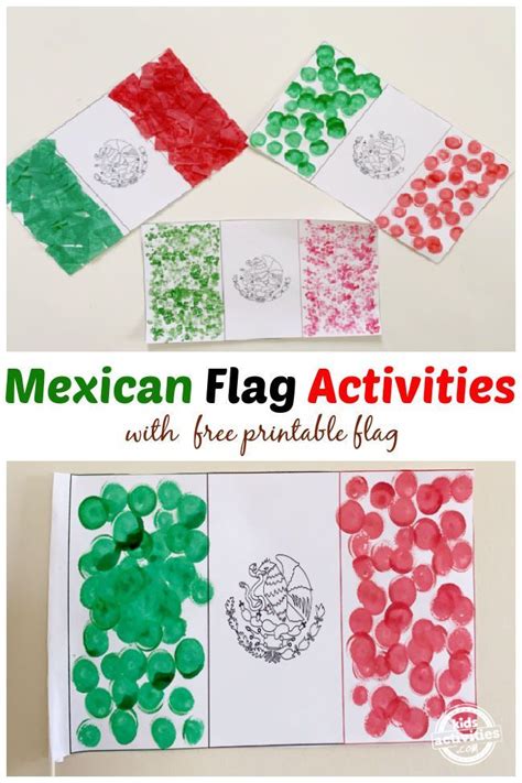 3 fun mexican flag crafts for kids with printable flag of mexico – Artofit