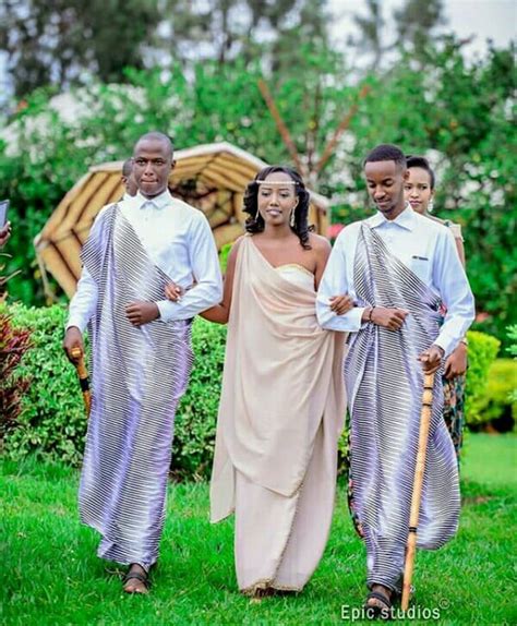 Clipkulture | Rwandan Bride With Brothers Dressed In Mushanana ...