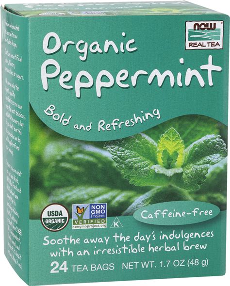 Download Peppermint Tea, Organic - Now Foods, Organic Peppermint Tea ...