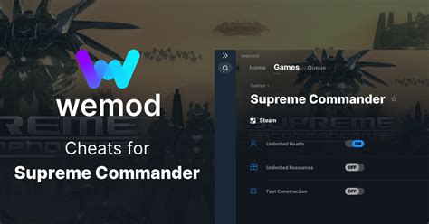 Supreme Commander Cheats and Trainers for PC - WeMod