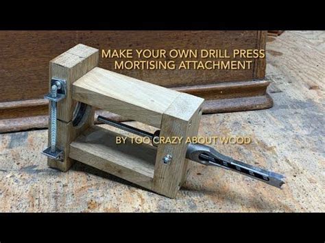 (496) Make your own mortising attachment - YouTube | Drill press diy ...