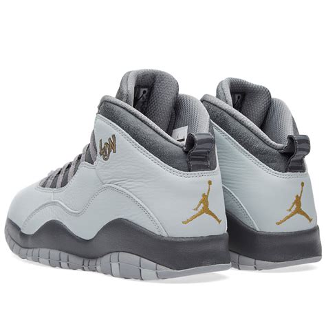 Nike Air Jordan 10 Retro (Pure Platinum & Metallic Gold)