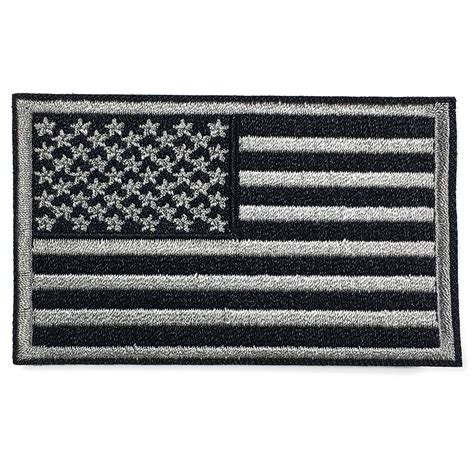 All Black American Flag Patch