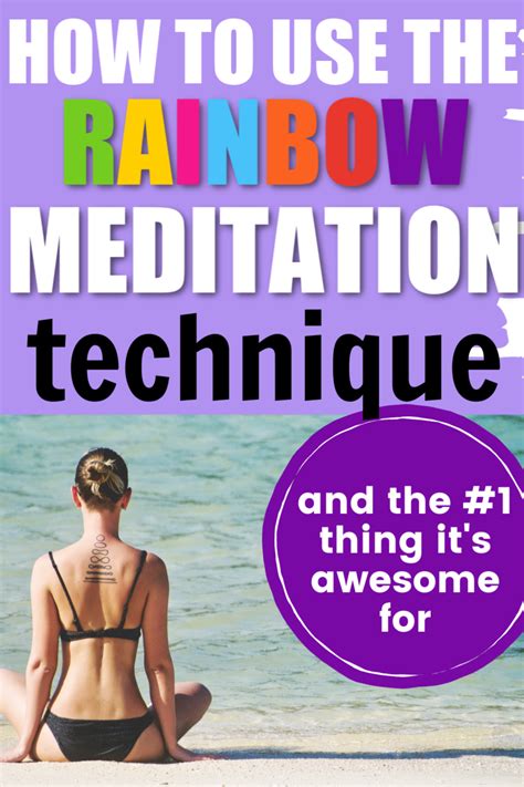 How To Meditate Using the Rainbow Meditation Technique | High Vibes Haven