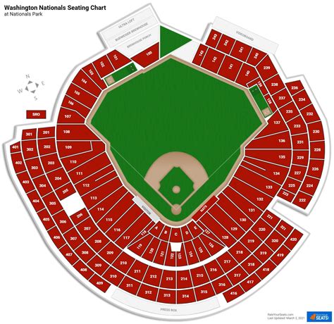 Washington Nationals Park Seating Chart With Rows | Cabinets Matttroy