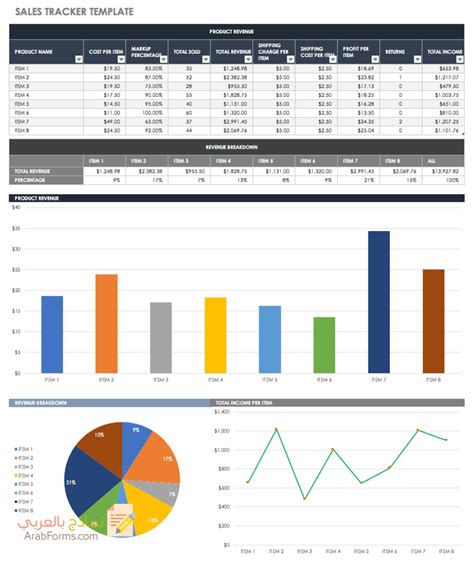 نموذج مبيعات يومية excel