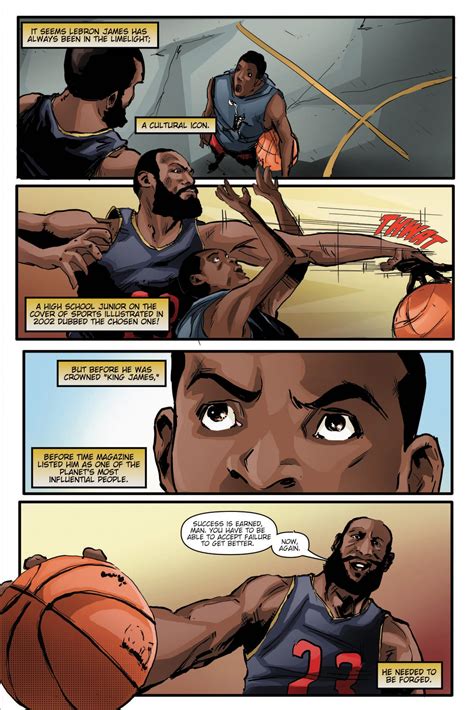 BASKETBALL ICON LEBRON JAMES GETS THE COMIC BOOK TREATMENT