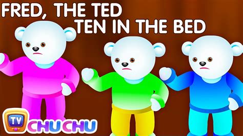 Ten In The Bed Nursery Rhyme With Lyrics - Cartoon Animation Rhymes & Songs for Children ...