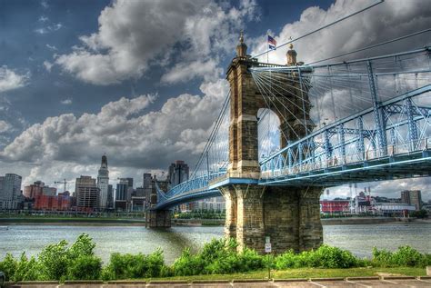 The Roebling Bridge Photograph by Paul Lindner - Fine Art America