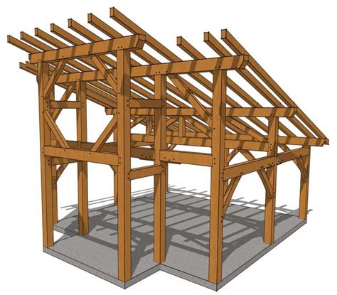 Timber Frame Shed Plans - Timber Frame HQ