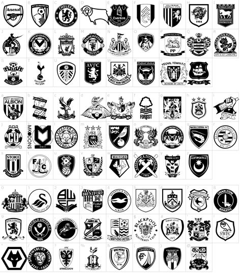 Black and White Football Team Logo - LogoDix