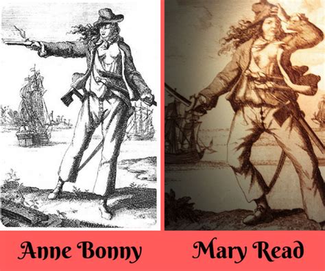 Anne Bonny and Mary Read, Women of Piracy! - Pirate Fashions