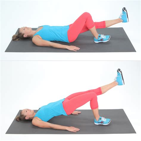 Single Leg Bridge | 11 Exercises to Transform Your Flat Butt | POPSUGAR ...