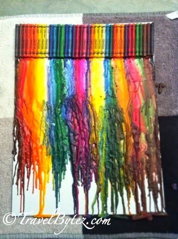 Crayon Art Basics: The art of melting crayons - Travel Bytez