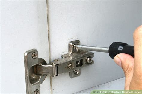 3 Ways to Replace Cabinet Hinges - wikiHow