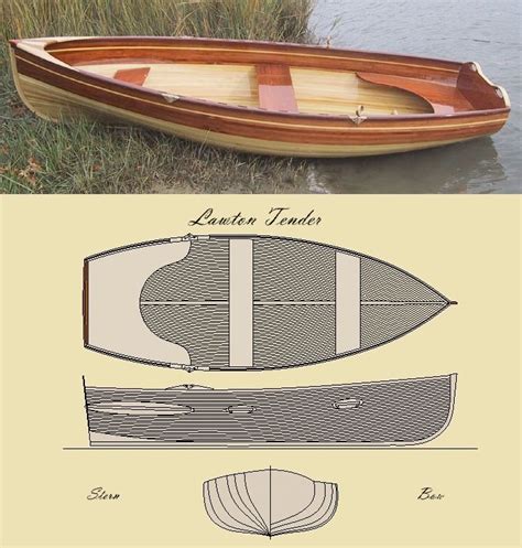 'The Lawton Tender' Row Boat Kit | Boat plans, Wooden boat plans, Row boat