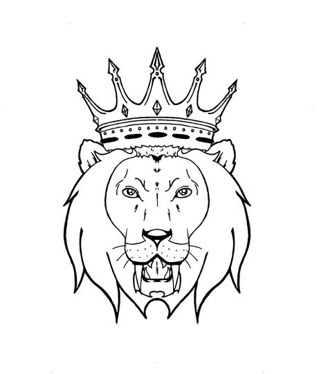 King Crown Drawings | Crown drawing, King crown drawing, Lion tattoo design