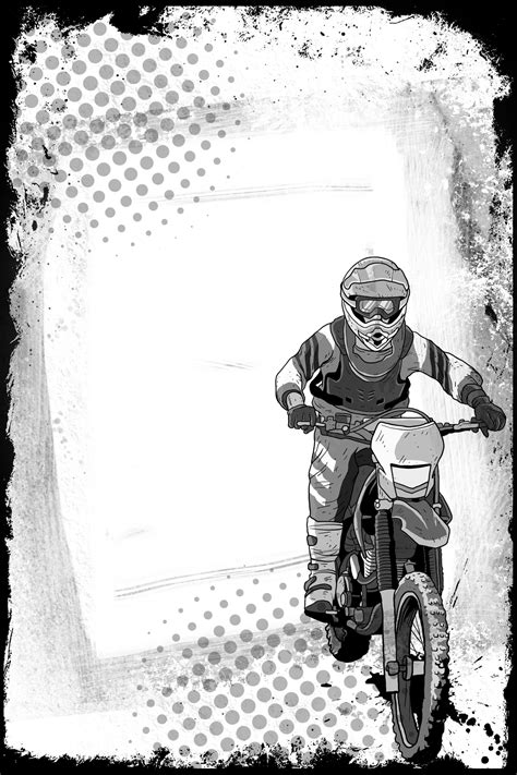 Black And White Creative Motorcycle Game Background Material Wallpaper Image For Free Download ...