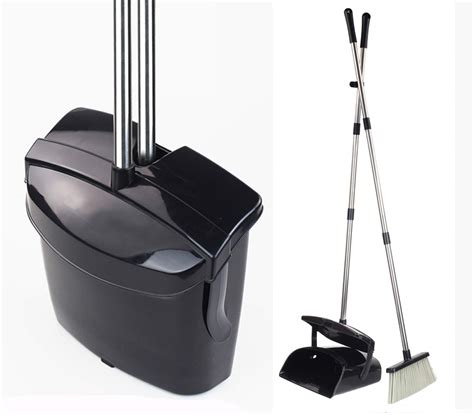 Buy Broom and Dustpan Set Commercial Long Handle Sweep Set and Lobby ...