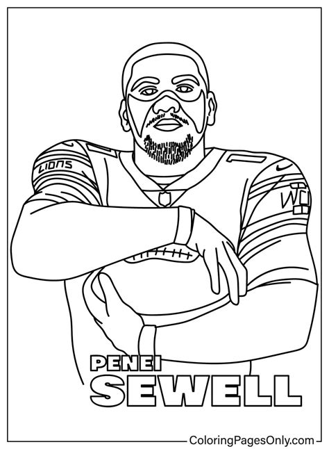 18 Detroit Lions Coloring Pages - ColoringPagesOnly.com