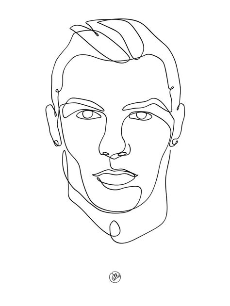 Cristiano Ronaldo CR7 One line drawing | Tatuajes cristianos, Dibujar en linea, Dibujos animados ...