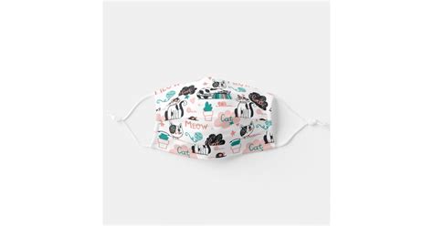 Cute Cat Design Cloth Face Mask | Zazzle.com