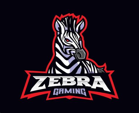 Premium Vector | Zebra mascot logo design