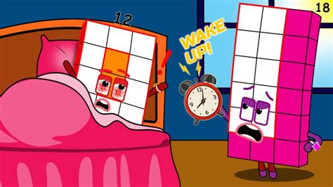 Wake Up Numberblocks 12! - Numberblocks fanmade coloring story || Studio Cakningkak - YouTube