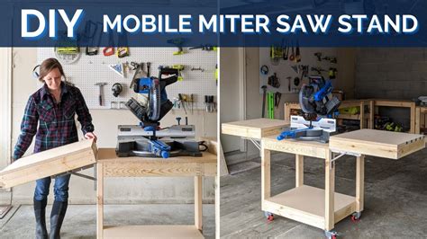 How to Build a DIY Mobile Miter Saw Stand