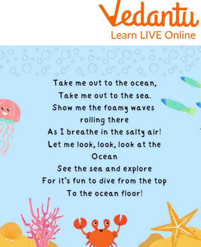 Read Take Me Out to the Ocean for Kids | Popular Poems for Children