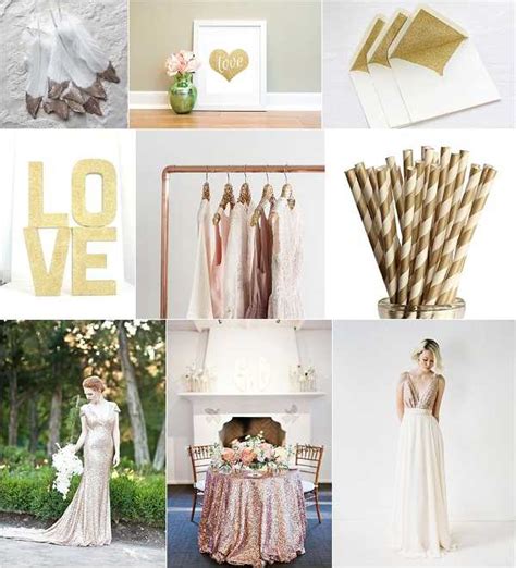 Sparkle Gold Etsy Wedding Ideas - French Wedding Style