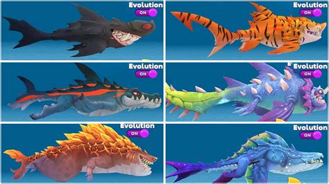 Hungry Shark Evolution - All 6 Evolved Sharks Unlocked - All 24 Sharks Unlocked Android Gameplay ...