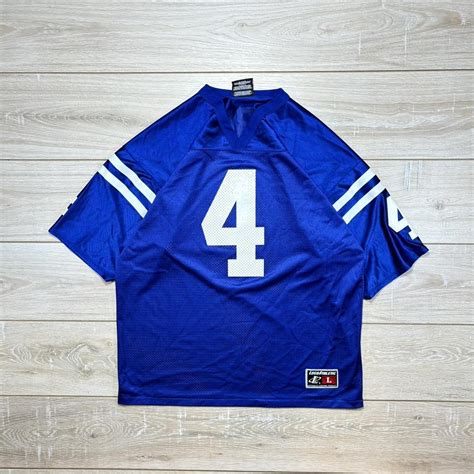 Vintage Y2K Jim Harbaugh Colts Jersey Good... - Depop