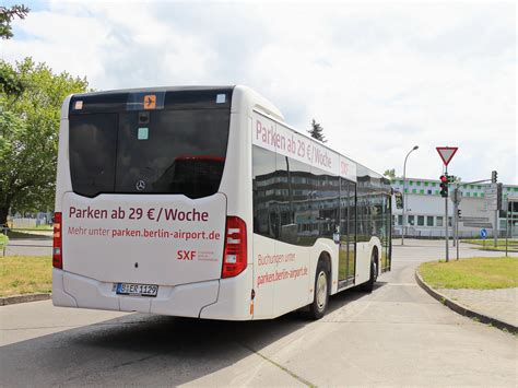 Heckpartie des Daimler Citaro von Bus Verkehr Berlin KG (BVB) am Regionalbahnhof Berlin ...