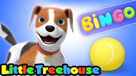 Bingo Dog Song | Kindergarten Nursery Rhymes & Kids Songs | Baby Cartoon | Little Treehouse ...