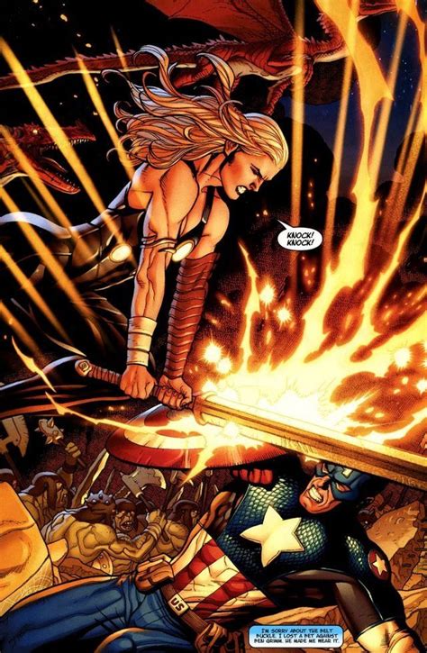 Valquíria vs. Capitão América. | Valkyrie marvel comics, Ultimate marvel, Marvel