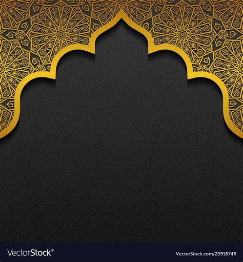 Arabesque Floral Background