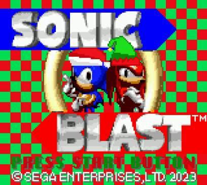 Sonic Blast, but christmas-ified. by xxCyanAngryBirdxx on DeviantArt