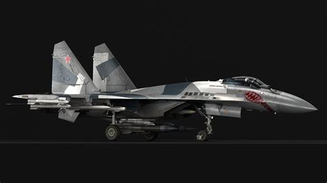 Sukhoi su-35 modeled 3D model - TurboSquid 1331298