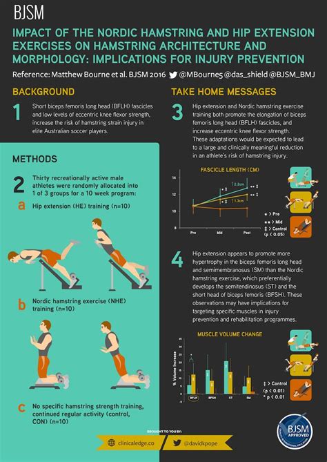 Clinical Edge - Infographic BJSM - Impact of the Nordic hamstring and ...