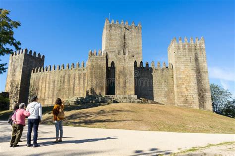 Guimaraes Castle visitors editorial image. Image of portugal - 102745390