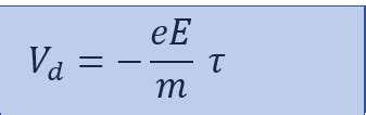 Drift Velocity- Definition, Formula, Examples