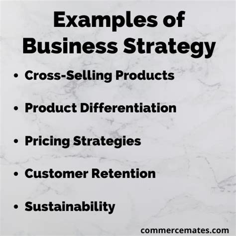 Examples of Business Strategy