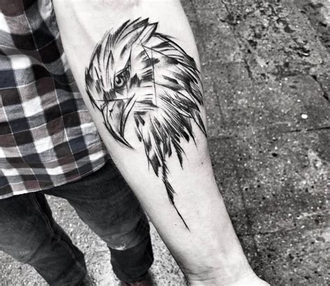 soft1you: Black And White Eagle Head Tattoo