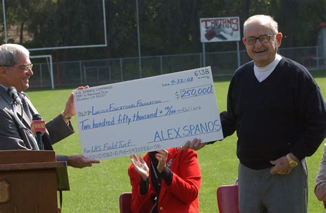 Alex Spanos did “more for this community than most anyone else' - Alex Spanos