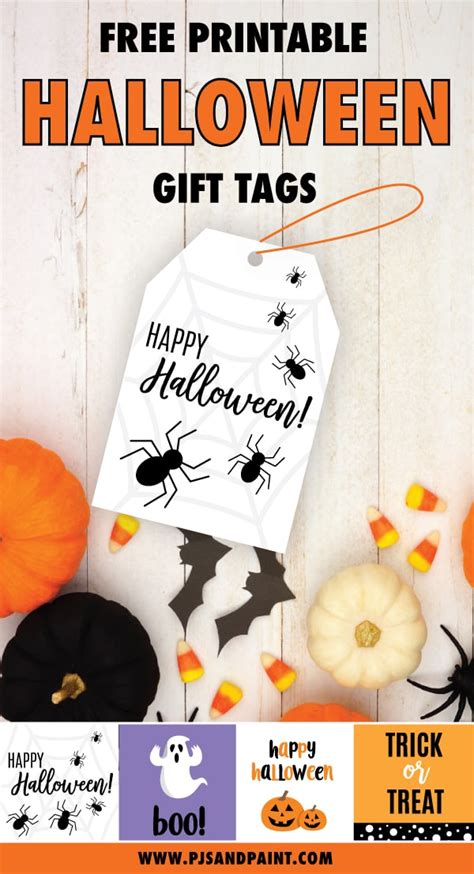 Free Printable Halloween Gift Tags | Happy Halloween Gift Tags