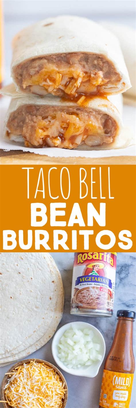 Copycat Taco Bell Bean Burrito Recipe - She Likes Food