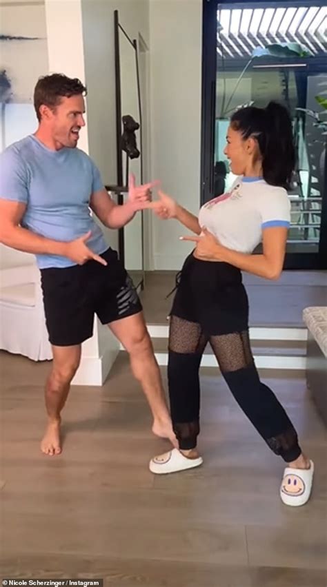 Nicole Scherzinger shows off her perfect dance moves with Thom Evans ...