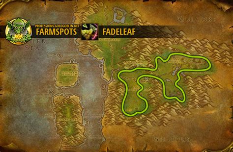 WoW Farming Fadeleaf - World of Warcraft Classic Farm Guide ...