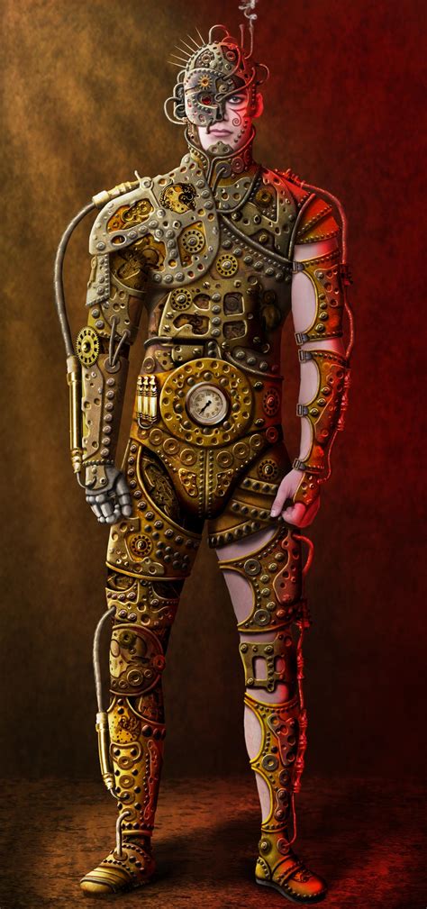 Steampunk Cyborg by ravenscar45 on DeviantArt